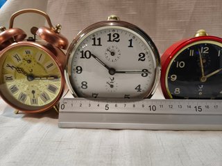 4 Despertadores Vintage 3 JAZ y 1 VIVAS