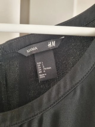 Vestido premamá H&M negro