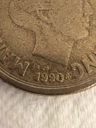 Moneda 10 Coronas Dinamarca 1980