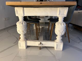 Mesa Comedor Madera Maciza Estilo Monasterio