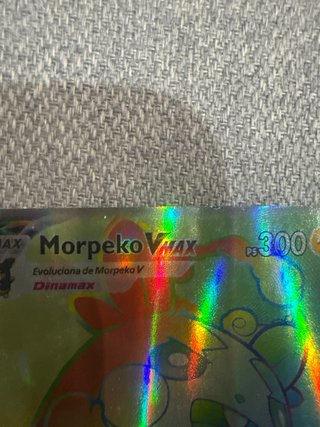 Carta Pokémon Morpeko VMAX Rainbow Rare
