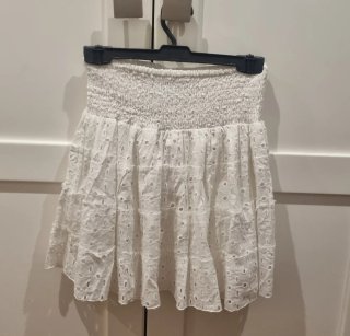 Falda corta blanca IRENE MURRIEL