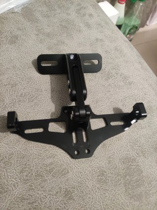 Portamatrículas Kawasaki Z125 Negro