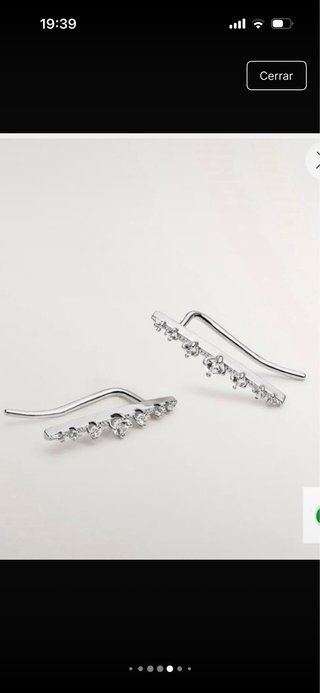Pendientes trepadores Aristocrazy plata