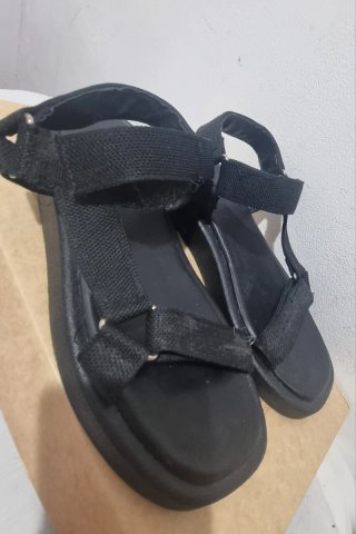 Sandalias Cucco Negras Mujer