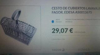 Cesto para cubiertos lavavajillas con tapa