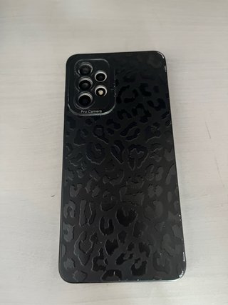 Funda Samsung A52 Negra Leopardo