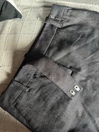 Falda gris de vestir