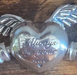 Pulsera Rígida Pandora Corazón Alado