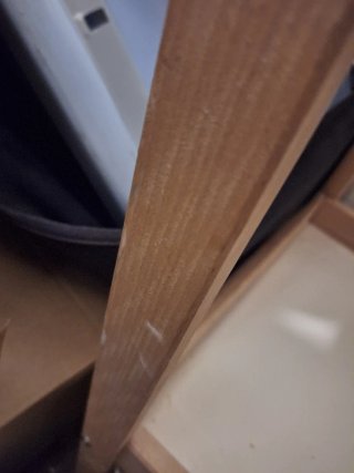 Cambiador bebé madera