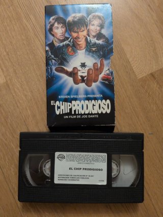 El Chip Prodigioso VHS Steven Spielberg