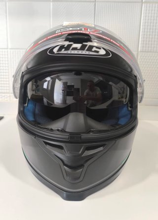 Casco Moto HJC IS-17 Talla L Gafas Solares. NUEVO