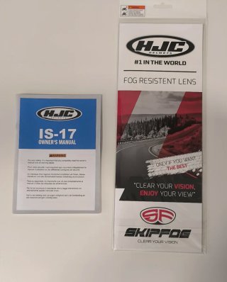 Casco Moto HJC IS-17 Talla L Gafas Solares. NUEVO