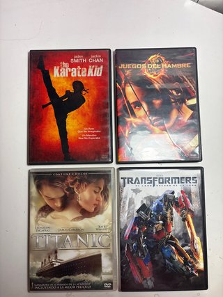 Pack 4 Películas DVD Acción/Aventura (Español)