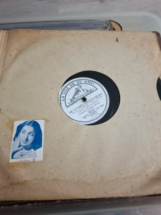 Lote de discos antiguos