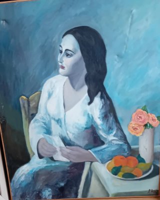 Cuadro al óleo estilo Picasso