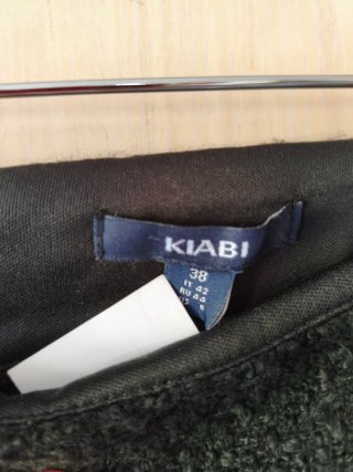 Falda Negra Tweed Kiabi Talla 38 Nueva con Etiquet