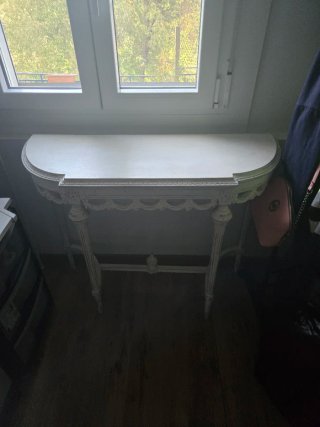 Mesa de consola antigua de madera