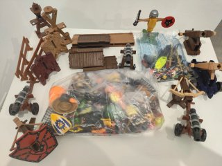 Lote Playmobil Medieval Castillo y Figuras