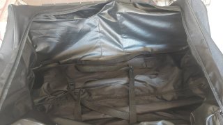 Bolsa de viaje grande 160L negra