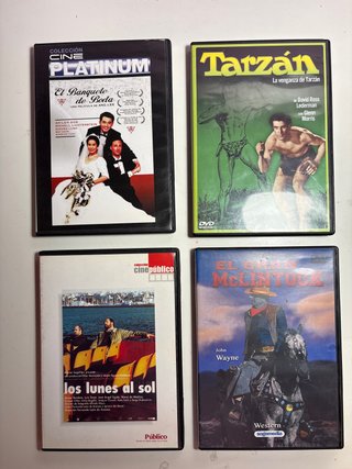 Pack 4 Películas DVD: Tarzán, El Gran McLintock, e