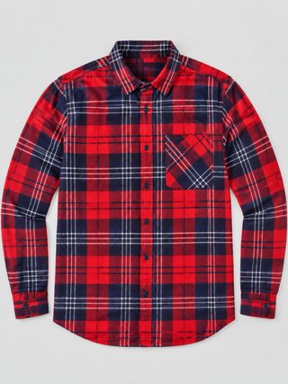 Camisa de cuadros hombre