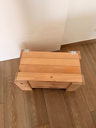 Baúl madera natural Muebles Lufe 70x40