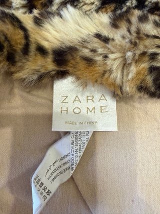 Manta Zara Home Leopardo Fleece