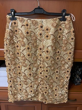 Falda Pronovias Encaje y Pedrería Talla 48