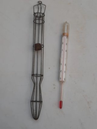 Termómetro antiguo para barrica