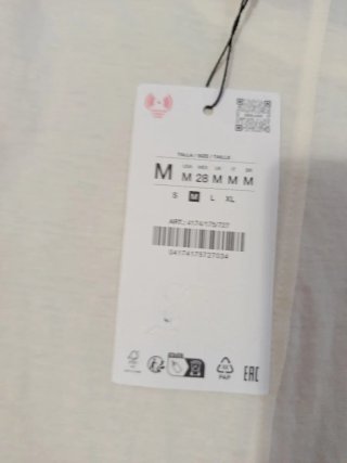 Camiseta Zara amarilla Talla M