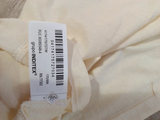 Camiseta Zara amarilla Talla M