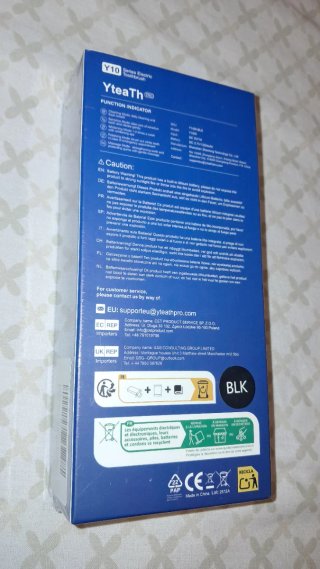 Cepillo Dental Eléctrico Y10 Series Negro
