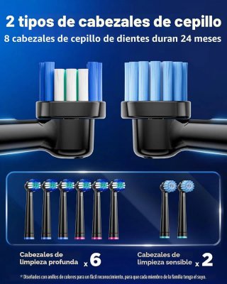 Cepillo Dental Eléctrico Y10 Series Negro