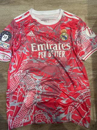 Camiseta Real Madrid Adidas Dragones Roja