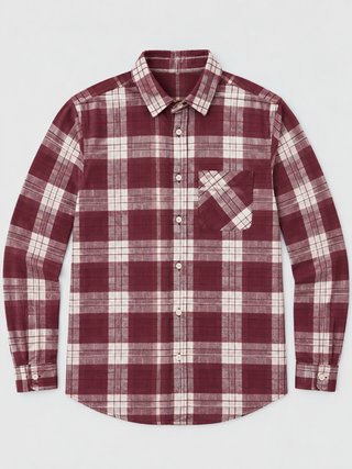 Camisa de cuadros hombre