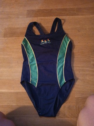 Bañador Luyfe niña azul y verde
