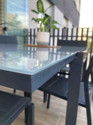 Conjunto de mesa y sillas terraza