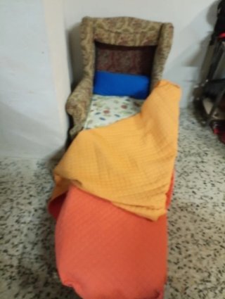 Sofá Cama Tela Estampada