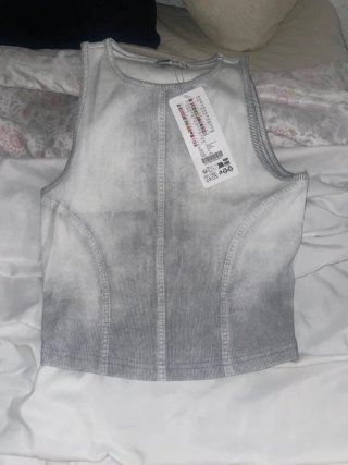 Camiseta tirantes FB Sister gris