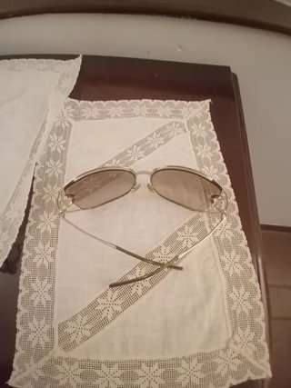 Occhiali da sole Giorgio Armani donna oro e marron