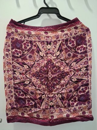 Saia Midi Estampada
