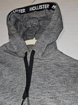 Sudadera Hollister Gris Talla S