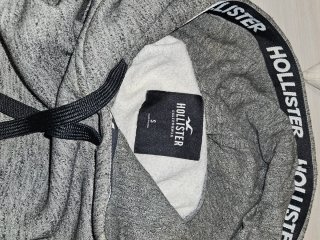 Sudadera Hollister Gris Talla S