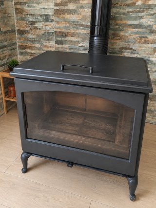 Estufa de leña PANADERO con horno 9.8 kW