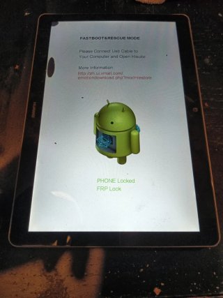 Tablet Huawei Fastboot & Rescue Mode