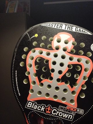Pala de pádel Black Crown Piton Attack 2020