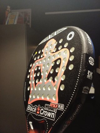 Pala de pádel Black Crown Piton Attack 2020