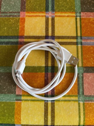 Cable Cargador Apple USB a Lightning Blanco