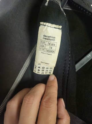 Traje de neopreno Tribord talla 14 años